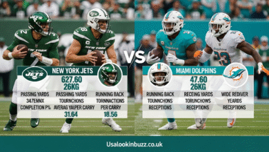 New York Jets vs Miami Dolphins Match Player Stats