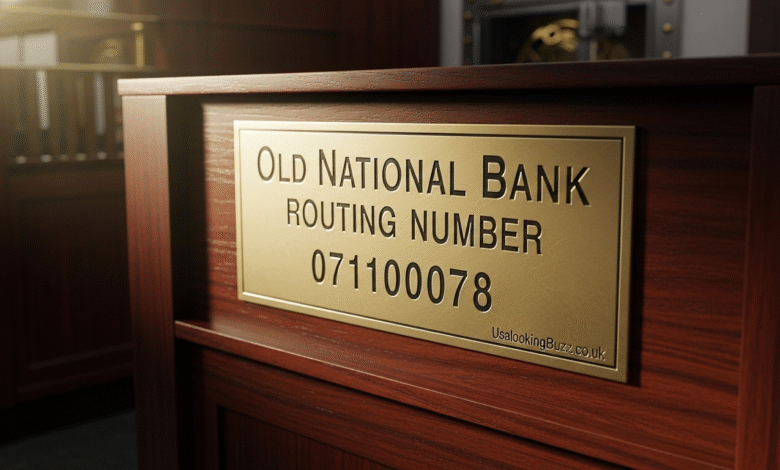 Old National Bank Routing Number